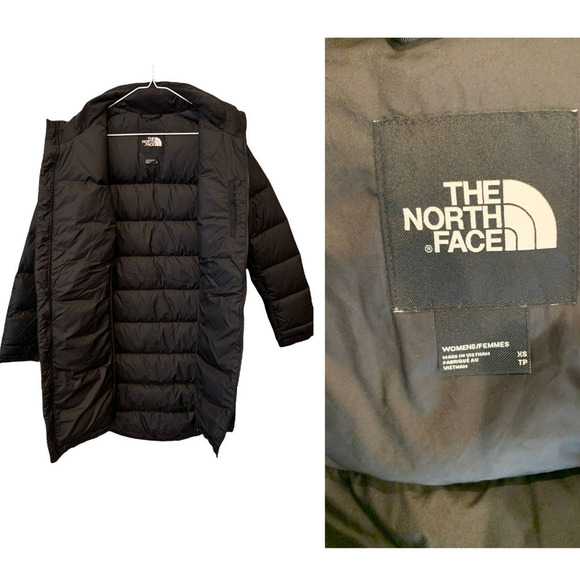 THE NORTH FACE Metropolis III 550 Fill Power Down Hooded Parka (XS) - Picture 4 of 9